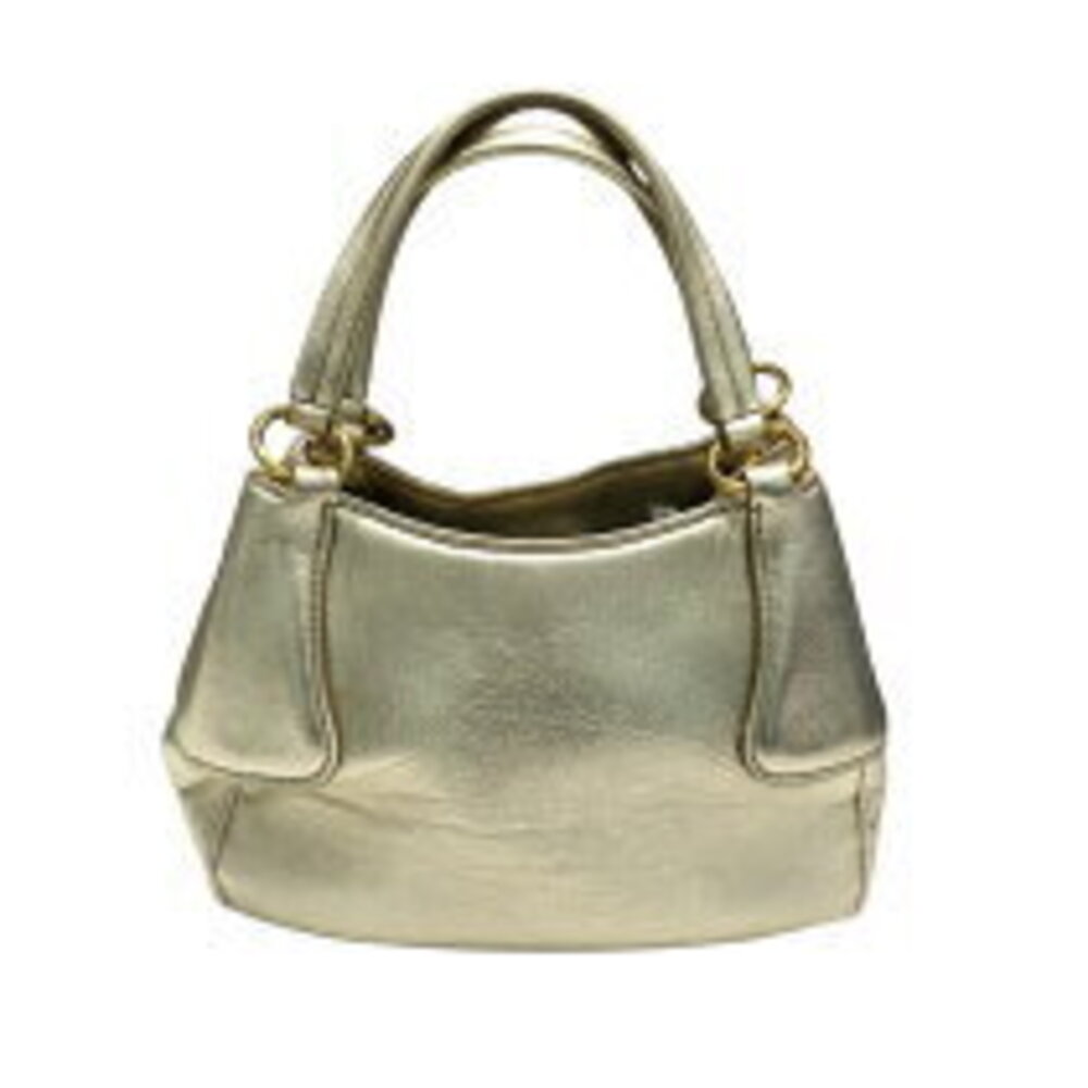 Miu Miu handbag Gold Lambskin logo